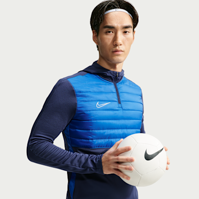 Nike Academy Winter Warrior Men's Therma-FIT Soccer Drill Top. Nike JP